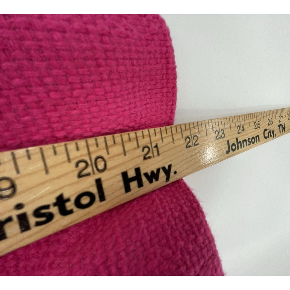 Liz Claiborne Women's XL Long Sleeve Bright Pink Button Up Hidden Buttons Blazer - Picture 6 of 10